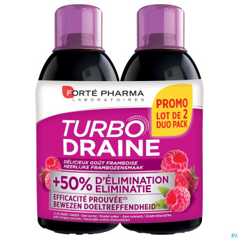 Turbodraine framboise duo   2x500ml