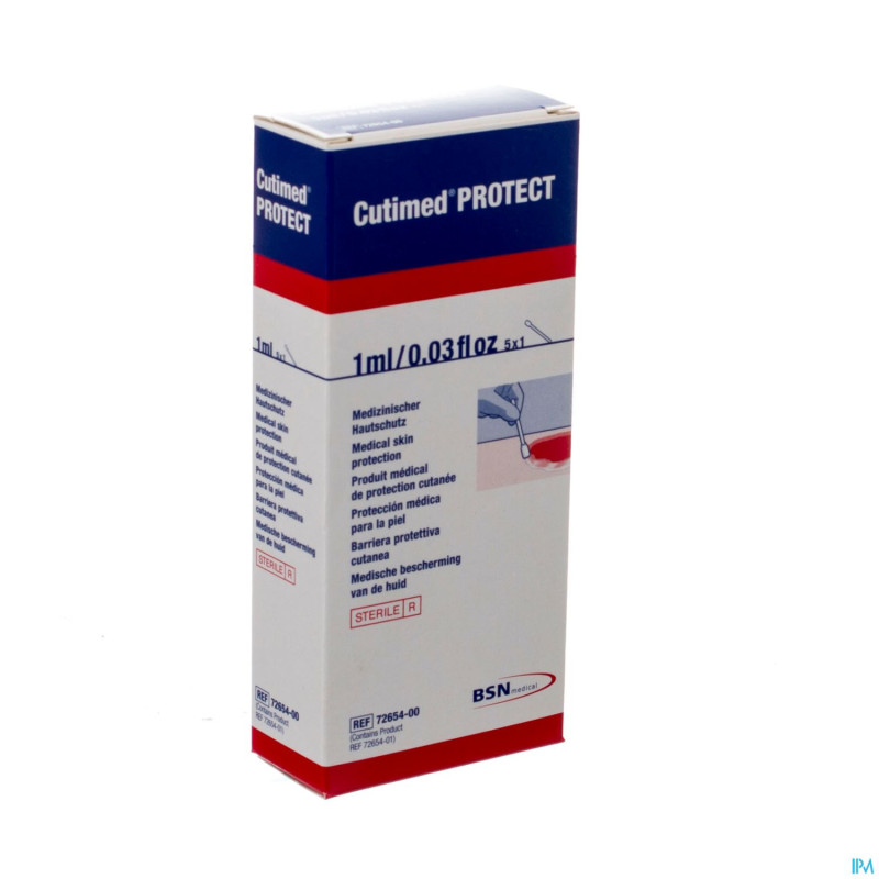 Cutimed protect foam applicator 5x1ml 7265400