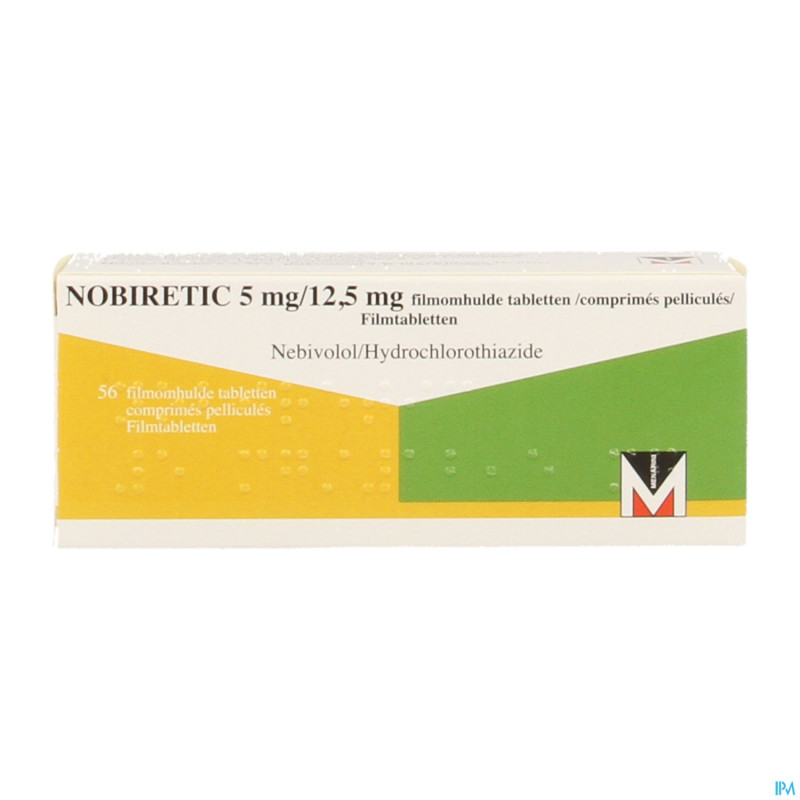 Nobiretic 5 mg/12,5 mg comp 56
