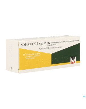 Nobiretic 5 mg/25,0 mg comp 56