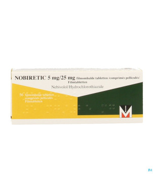 Nobiretic 5 mg/25,0 mg comp 56