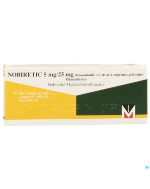 Nobiretic 5 mg/25,0 mg comp 56