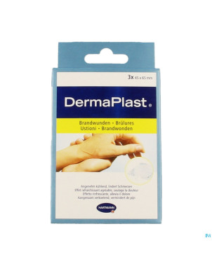 Dermaplast pansement brulures  4,5x6,5cm 3 5362411
