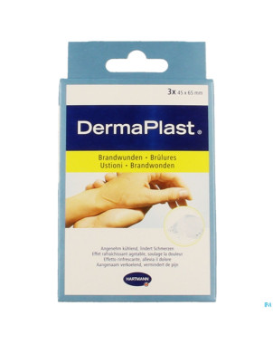 Dermaplast pansement brulures  4,5x6,5cm 3 5362411