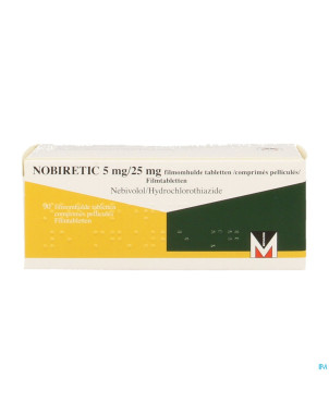Nobiretic 5 mg/25,0 mg comp 90
