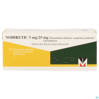 Nobiretic 5 mg/25,0 mg comp 90