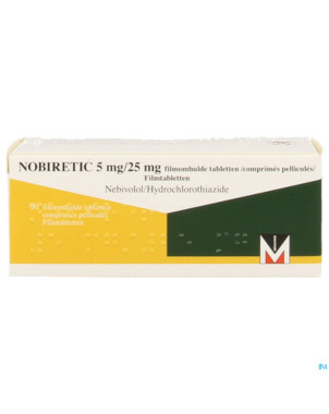 Nobiretic 5 mg/25,0 mg comp 90