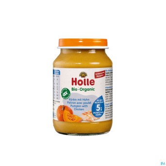 Holle citrouille-poulet bio    190g bh320