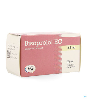 Bisoprolol eg comp 100x2,5mg