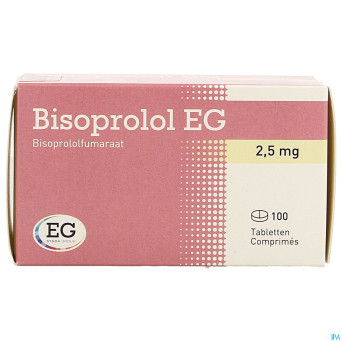 Bisoprolol eg comp 100x2,5mg