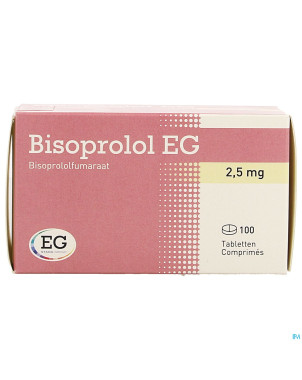 Bisoprolol eg comp 100x2,5mg