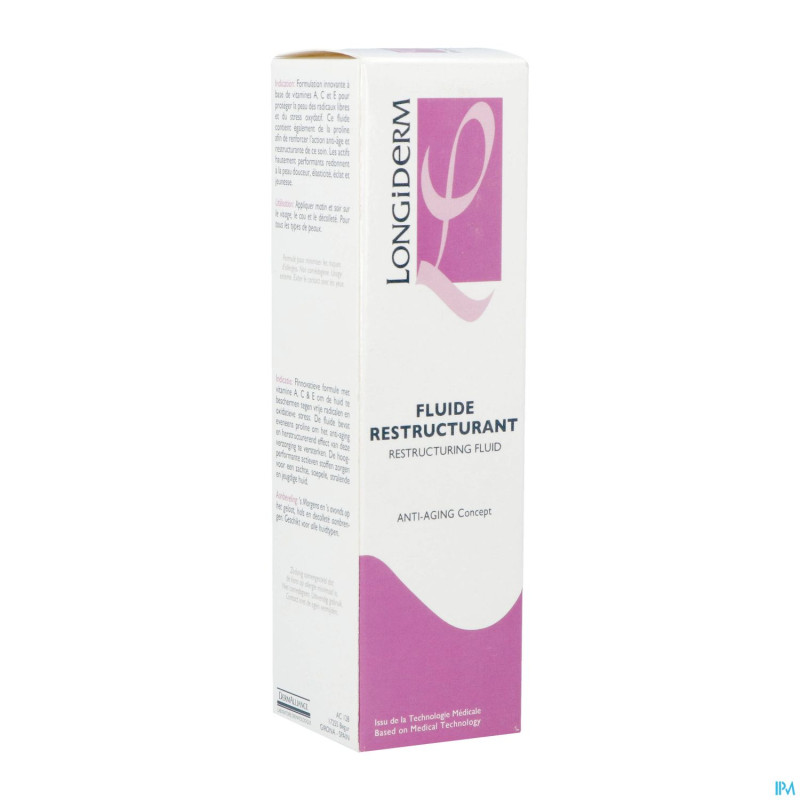 Longiderm fluide restructurant visage tube 50ml