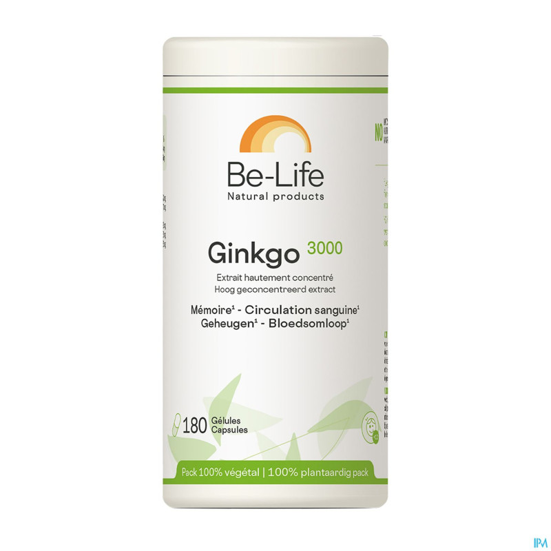 Gink-go 3000 be life    caps 180