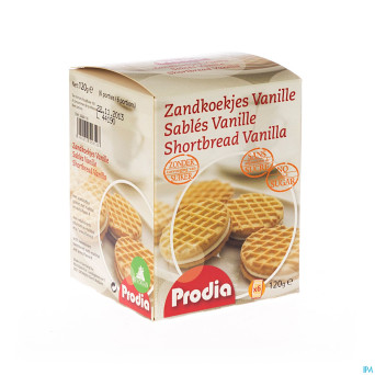 Prodia sables fourres vanille    120g (6) 5612