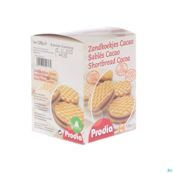 Prodia sables fourres chocolat    120g (6) 5613