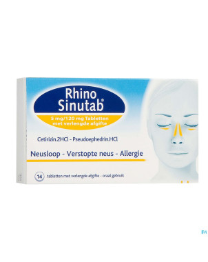 Rhinosinutab 120 mg/5 mg liberation prolonge 14