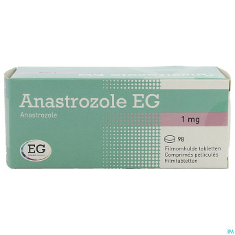 Anastrozole eg 1 mg comp pell 98 x 1 mg