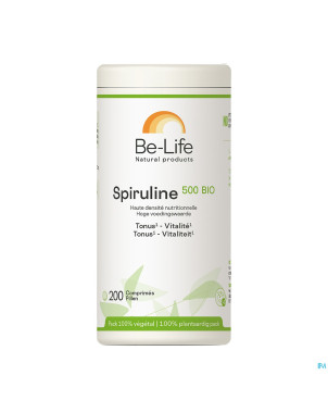 Spiruline 500 bio be life  tabl 200
