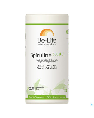 Spiruline 500 bio be life  tabl 200
