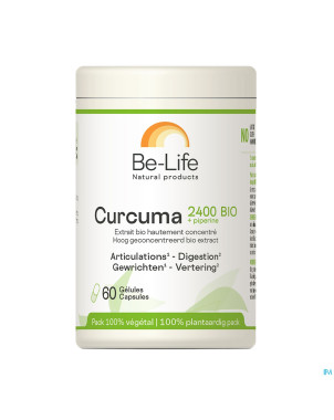 Curcuma 2400 + piperine bio be life    gel  60
