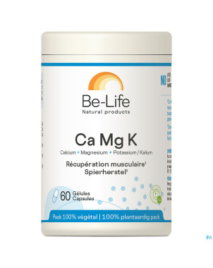 Ca-mg-k minerals be life nf    gel  60