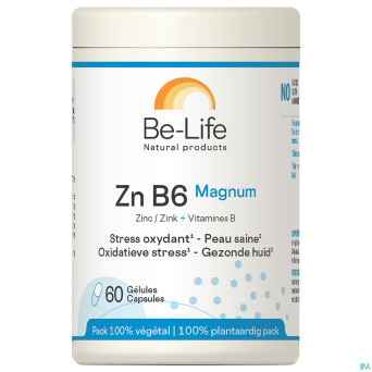 Zn b6 magnum minerals be life gel 60