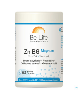Zn b6 magnum minerals be life gel 60
