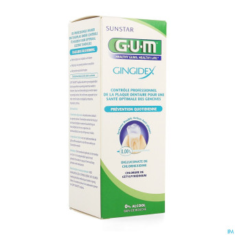 Gum bain de bouche gingidex   300ml    1704