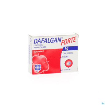 Dafalgan forte sec 1g tabl  8