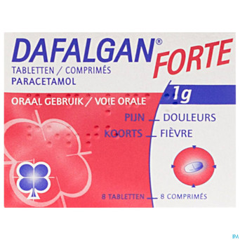 Dafalgan forte sec 1g tabl  8
