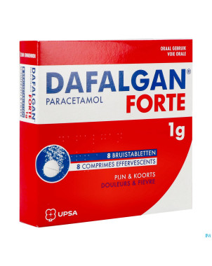 Dafalgan forte 1g agrume comp efferv. 8