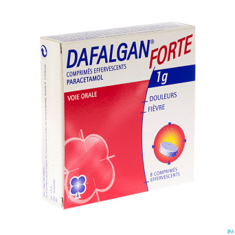 Dafalgan forte 1g agrume comp efferv. 8