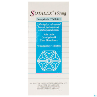 Sotalex 160 mg 50 comp