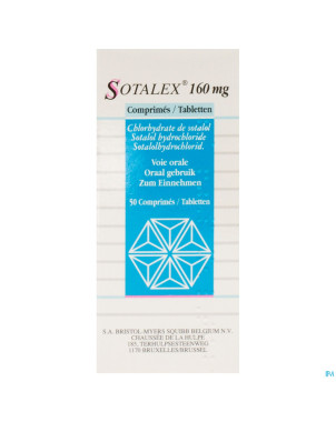 Sotalex 160 mg 50 comp