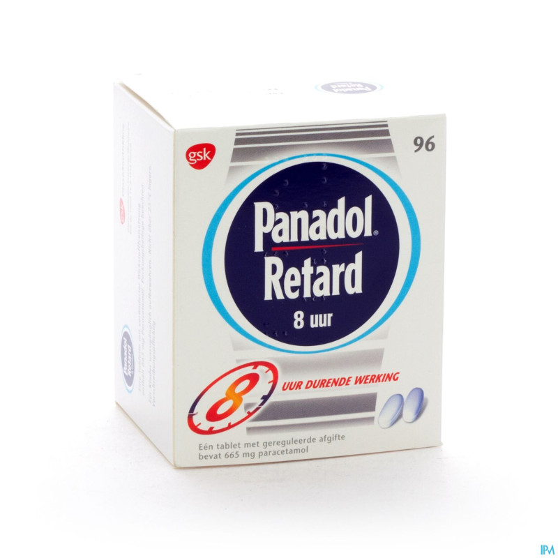 Panadol retard comp s/blister 96 x 665 mg