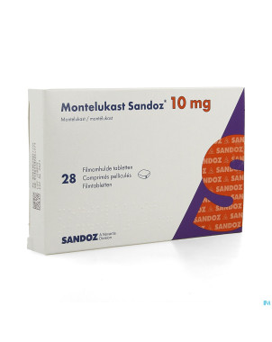 Montelukast sandoz 10 mg comp pell 28 x 10 mg