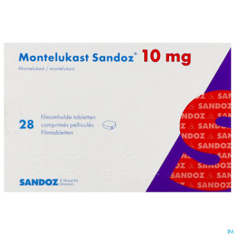 Montelukast sandoz 10 mg comp pell 28 x 10 mg