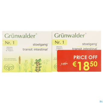 Grunwalder n1 duo tablettes aux herbes 2x60