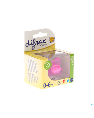 Difrax sucette combi sil petit girl    0-6m 123