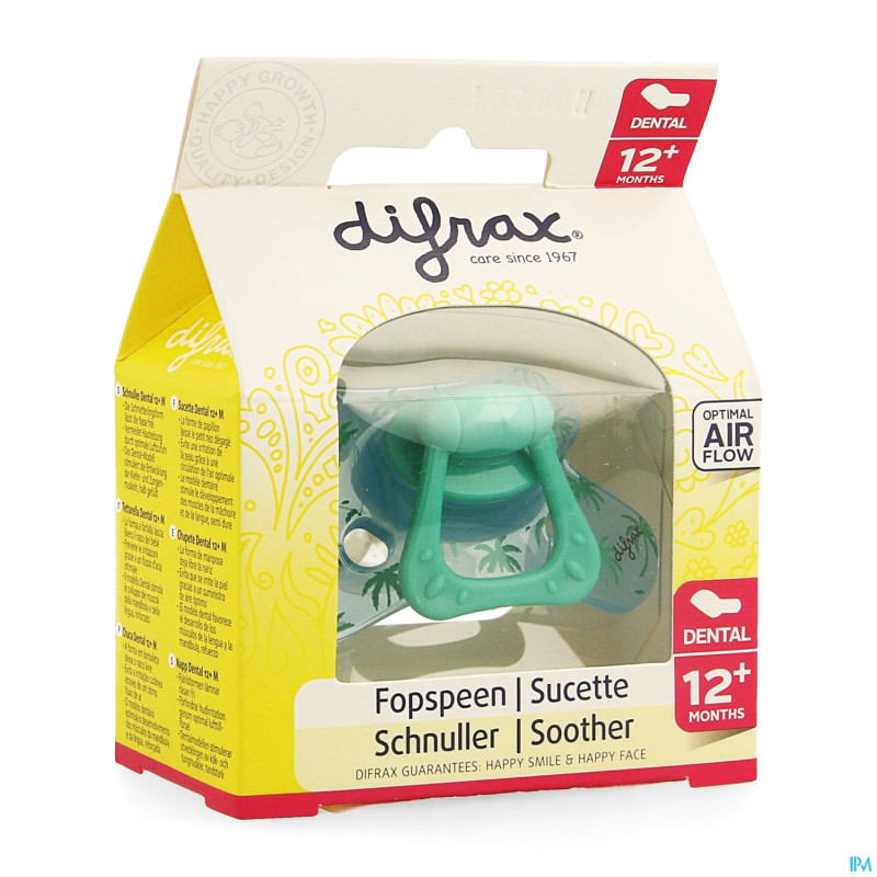 Difrax sucette dental renforcee boy    +12m 346