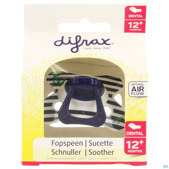 Difrax sucette dental renforcee boy    +12m 346