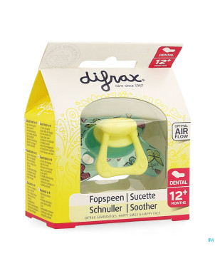 Difrax sucette dental renforcee girl    +12m 346