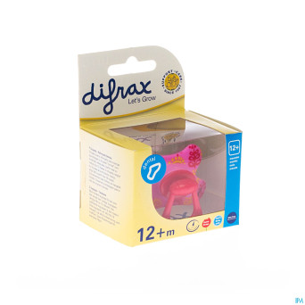 Difrax sucette dental renforcee girl    +12m 346