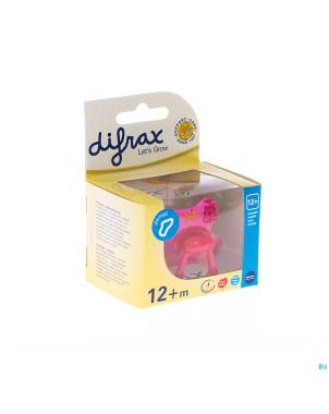 Difrax sucette dental renforcee girl    +12m 346