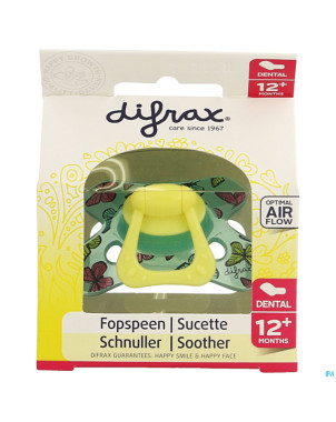 Difrax sucette dental renforcee girl    +12m 346