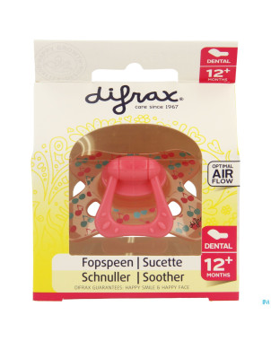Difrax sucette dental renforcee girl    +12m 346