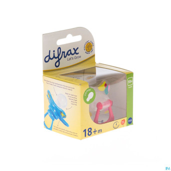 Difrax sucette combi extra forte sil girl +18m 802