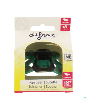 Difrax sucette sil dental xtra forte boy 18m+ 342