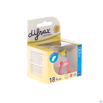 Difrax sucette sil dental xtra forte boy 18m+ 342