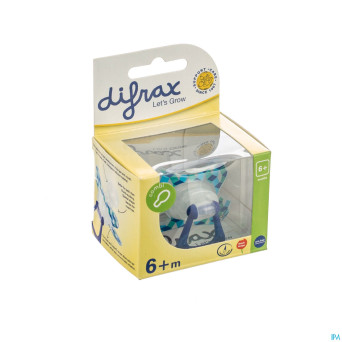 Difrax sucette combi sil grand+anneau boy  +6m 127